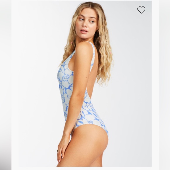 NWT BILLABONG Beyond The Blue Scoop Neck One Piece Swimsuit - Picture 4 of 9